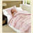 Comfortable Pink Chenille Bedding Set For Home, Twin