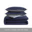 Eddie Bauer Kingston Navy Reversible Duvet Cover Set-32727763-32727761