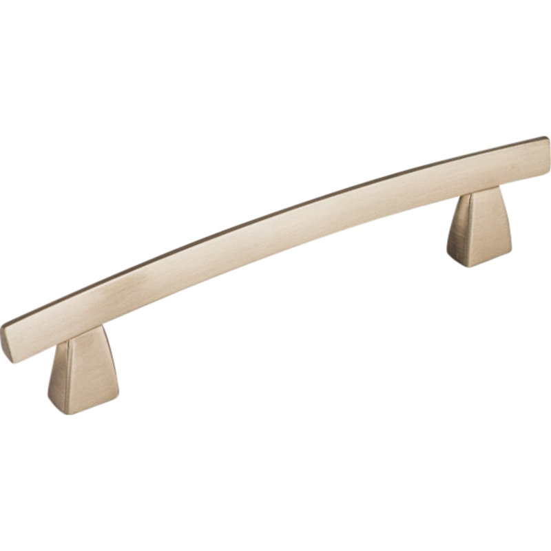 Arched Bar Pull, Brushed Satin Nickel, 5" Center to Center