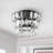 Hadiqa Crystal Flush Mount