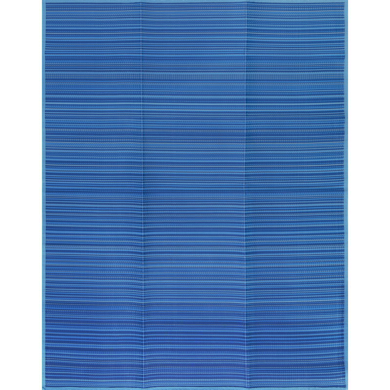 Tapis intérieur / extérieur à rayures Aafiya, Rectangle 5 pi x 6 pi 11 po