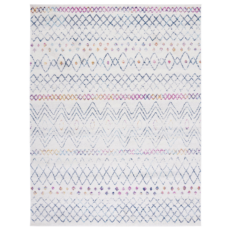 Desma Geometric Ivory Rug, Rectangle 235 x 305cm