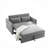 3-In-1 Velvet Sleeper Sofa Bed-97699041
