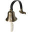 Clochette victorienne en laiton massif antique