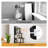 Amill Corner Shelf Unit，Set of 2 Ladder Shelving Unit-932212867