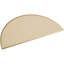 Demi-rond signature fronton en uréthane, brun clair apprêté-103268804-113221387-113057099