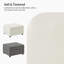 75cm Wide Polyester Square Standard Ottoman