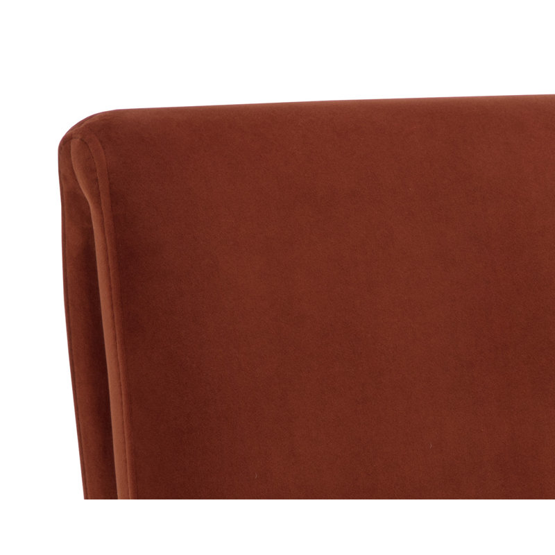 Cascata Upholstered Dining Chair, Orange