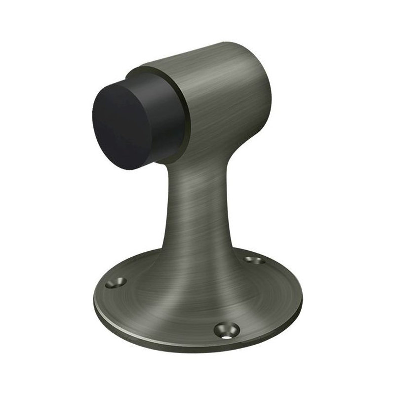 Fixation au sol Deltana DSF3225U15A, pare-chocs, HD, laiton massif en nickel antique, Nickel antique