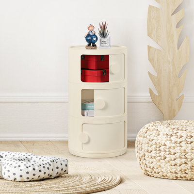Kywaun 3 Drawer Stackable Drawer