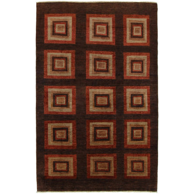 Geometric Wool Hand Woven 176cm X 289cm Area Rug