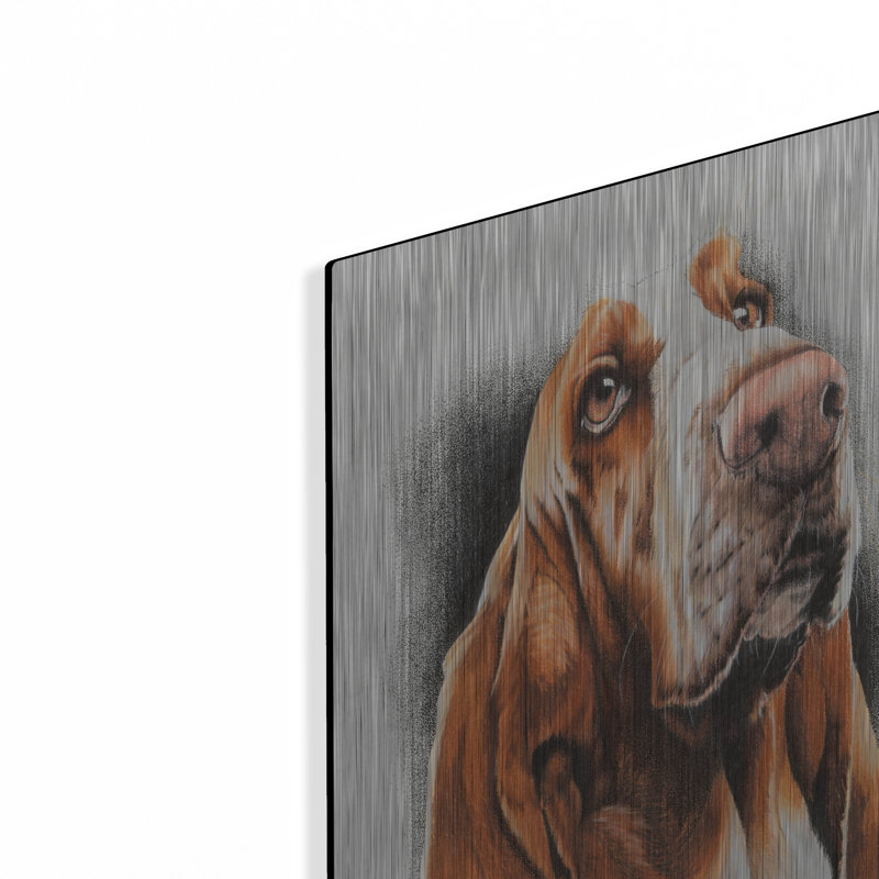 Winston Porter «Tranquil» par Barbara Keith, art mural en métal, H 24 po x l 16 po