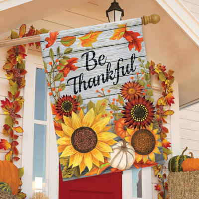 Drapeau «Be Thankful Flowers House»