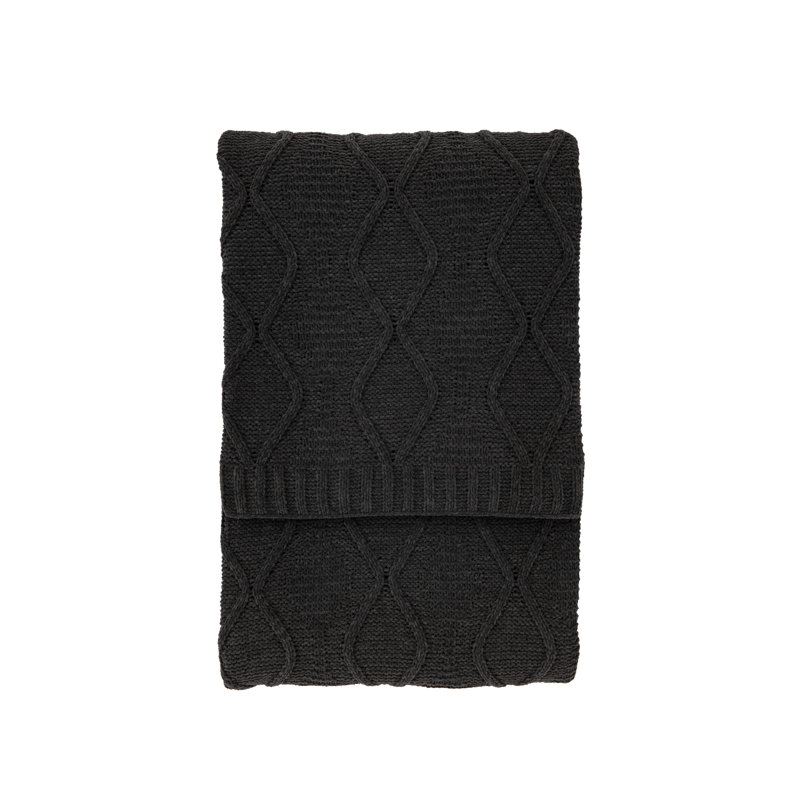 Chetram Throw Blanket, Grey