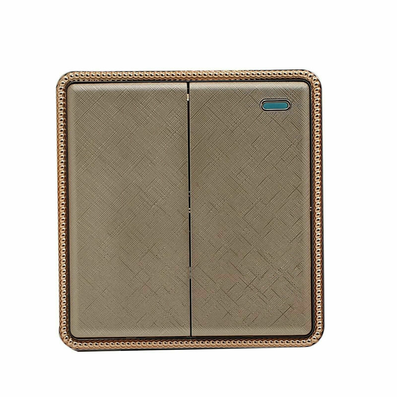 Wall Mounted Light Switch, Gold