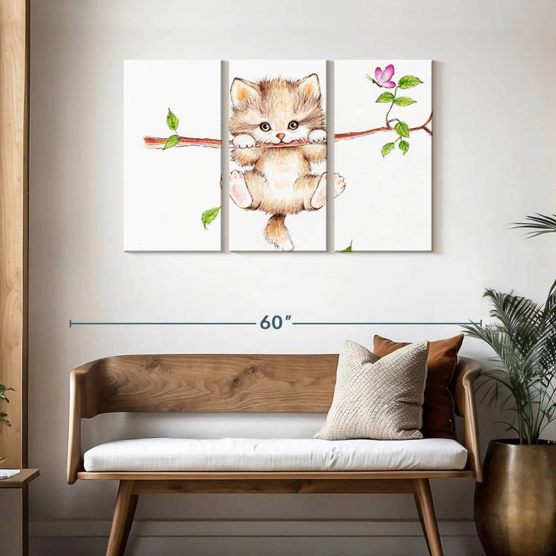 Brampt Spring Branch Cat, 28" H x 45" W