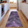 Premium Machine Washable Prisco Purple Rug