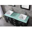 Ensemble de meuble-lavabo double 61,5 po avec miroir Rochon-2100748769