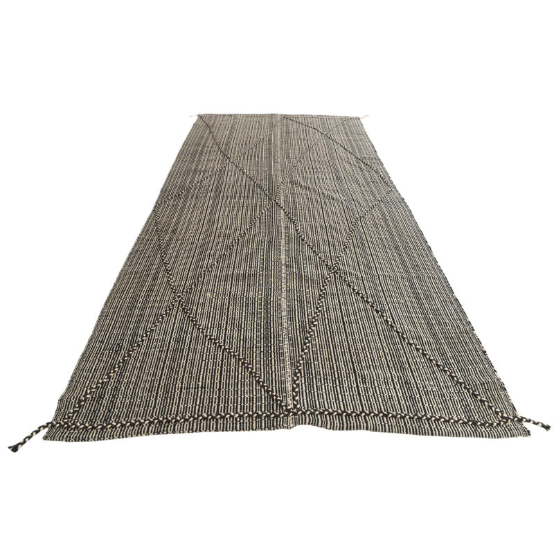 Tapis de couloir noir Jared