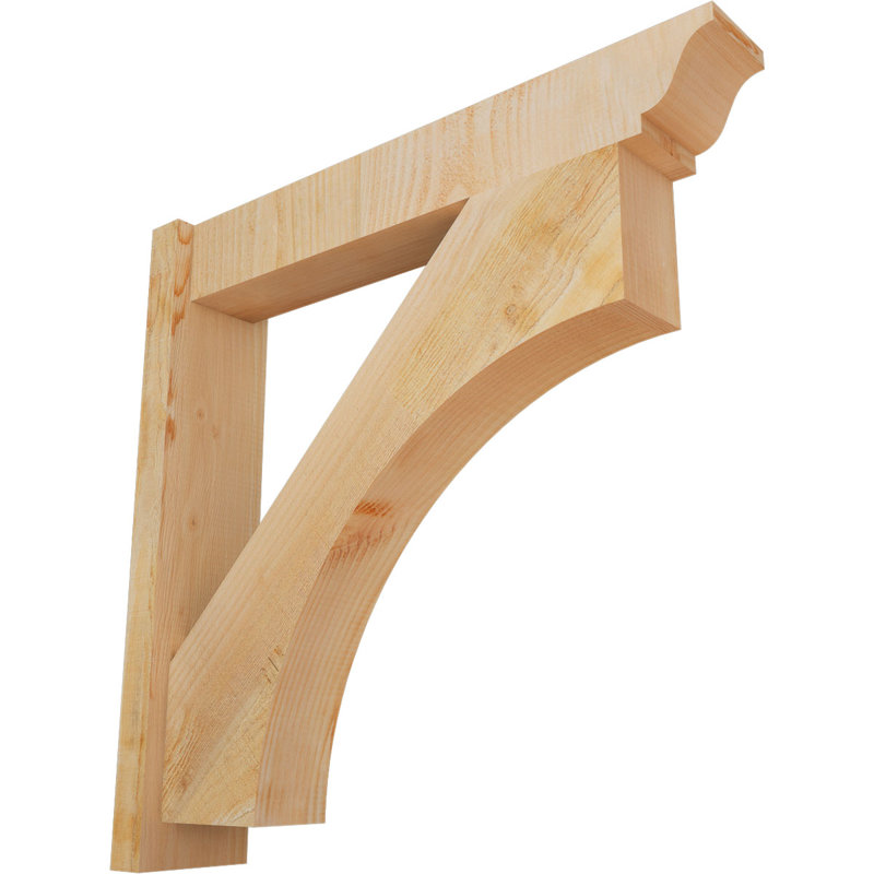Persienne en bois Westlake, Sapin Douglas de 6 po (sciage brut), P 30 po x H 30 po
