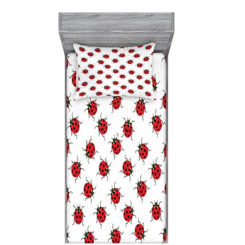 Microfiber Sheet Set, Twin Sheet Set with Fitted Sheet