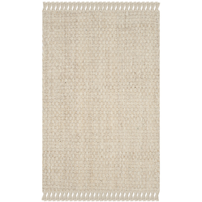 Ralph Lauren Acadia Jute Jute Solid Color Rug, Rectangle 4' x 6'