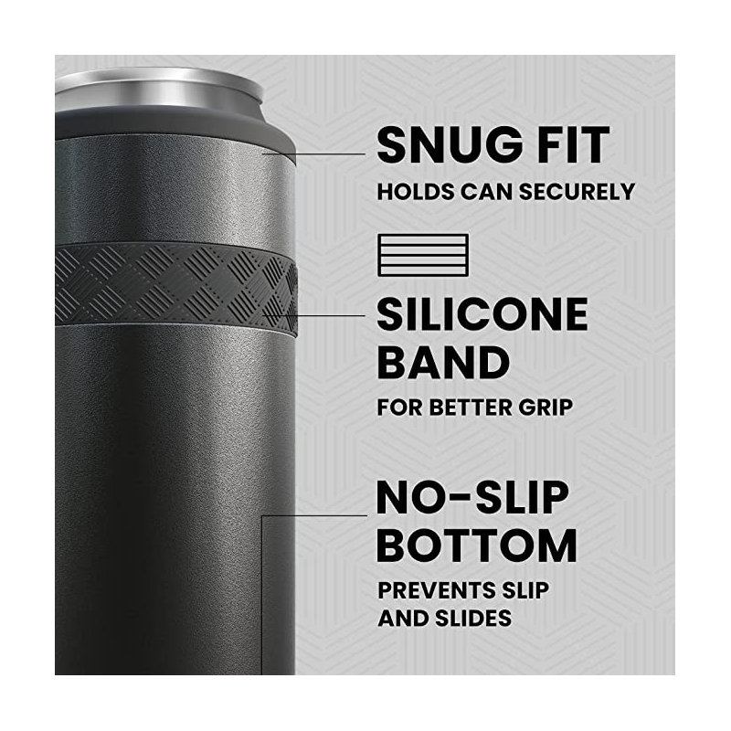 Refroidisseur de canettes Elemental Slim, Noir