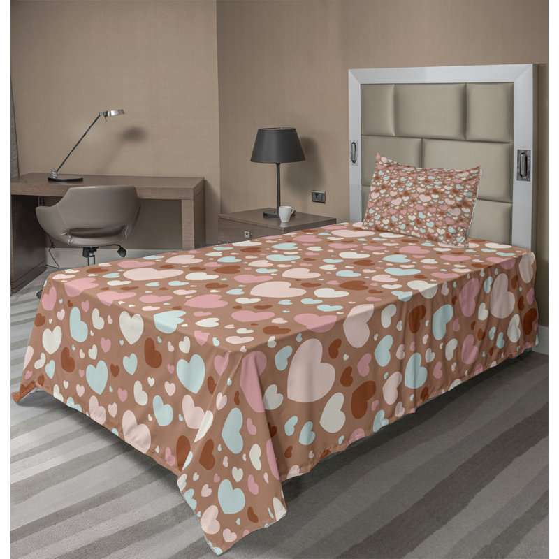 Microfiber Sheet Set, Twin Sheet Set + Fitted Sheet + 1 Pillowcase