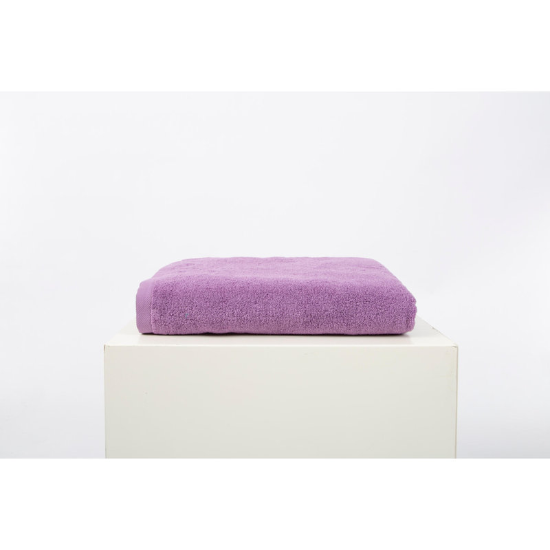 Serviette de bain 100% coton Eber, Lilas