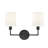 Winston Porter Tywonda 2 Light Vanity with White Fabric Shade-1818094222