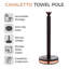 Tower Cavaletto Towel Pole Kitchen Roll Holder-51050373