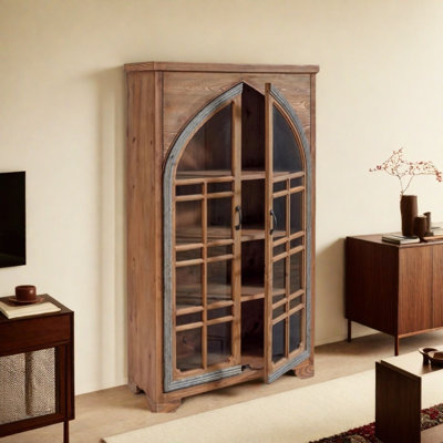 Large-Capacity Retro Sideboard