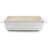 Crock-pot Artisan 2.5 Quart and 3.5 Quart Rectangular Stoneware Bake Pan Set in Cream