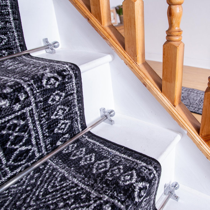 Stair Runner Geometric Area Rug, Stair Runner 100 x 450 cm
