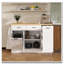 Buffet de rangement multifonctionnel, table d'îlot de cuisine-191142856