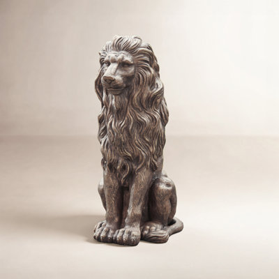 Irizarry Weather Resistant MGO Lion Garden Statue