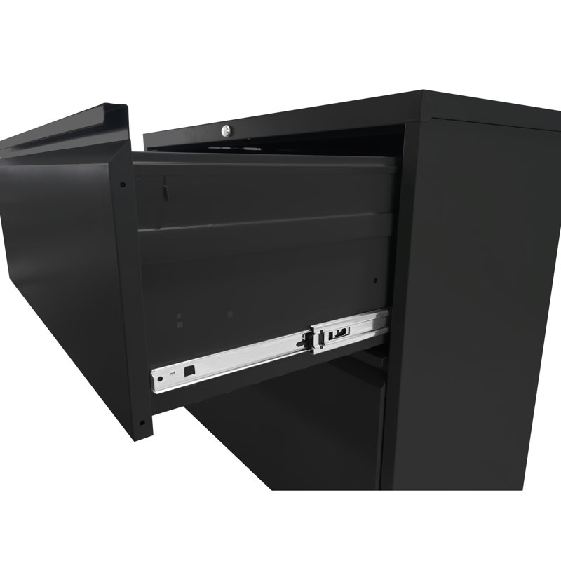 Lockable Metal Office/home File Cabinet, 5 Drawers, Steel, Tilt Feature, Full Extension Drawers For Convenient Handling Drawer Vertical Steel Storage, , Lockable, Tilt, Document Sorting