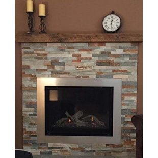 Authentic Reclaimed Barn Beam Fireplace Mantel 6"H x 6"D