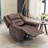Intars 39.8" Wide Classic and Overstuffed Top Faux Leather Power Standard Recliner with USB Port-855845297