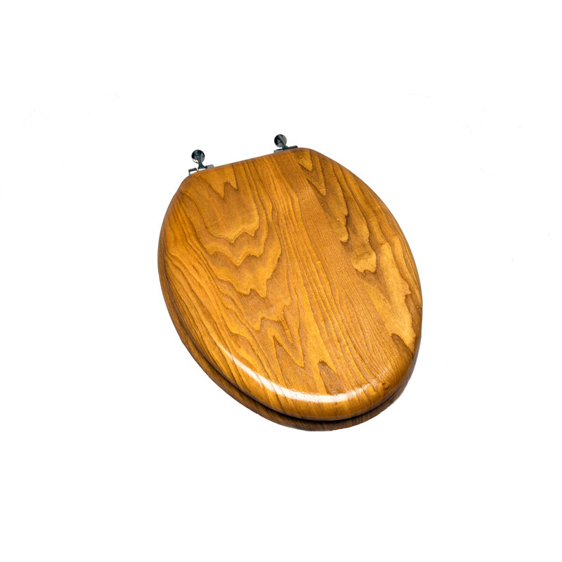 Elongated Toilet Seat and Lid, Silver