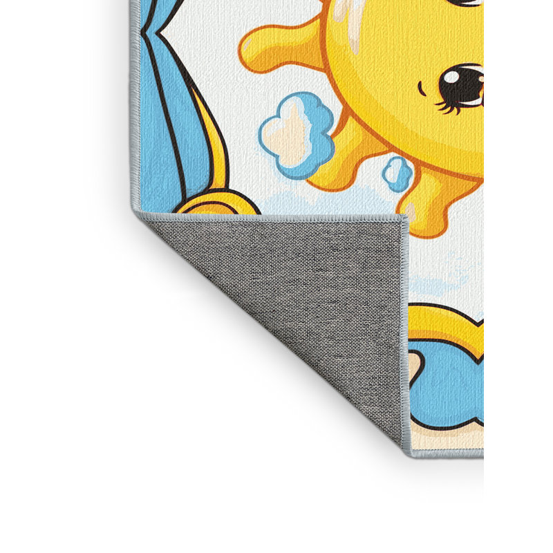 Tapis lavable pour enfant East Urban Home Sky Clouds_Sky026, Rectangle 6 pi x 9 pi