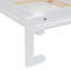 Grand lit escamotable mural, blanc