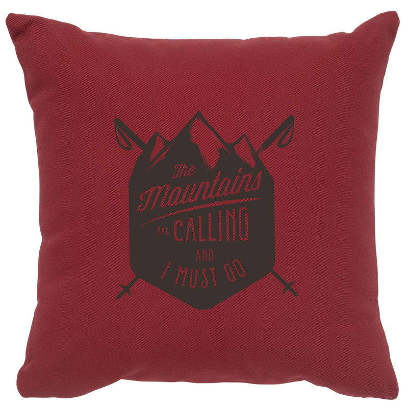 Coussin Wooded River, Gris