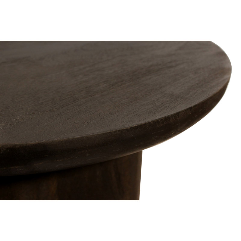 Table de bout ronde en bois massif 24 po Crossman