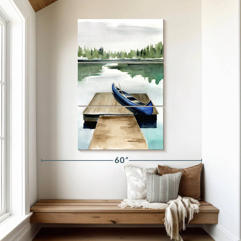 Lake Views I, 50" H x 32" W