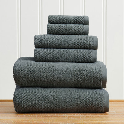 100% Cotton Textured Woven Bath Towel Set