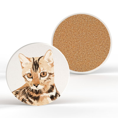 CERAMIC ROUND COASTER