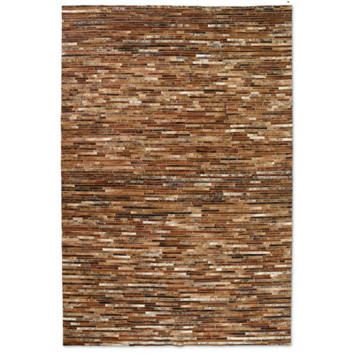 Tapis brun taupe et taupe Barack