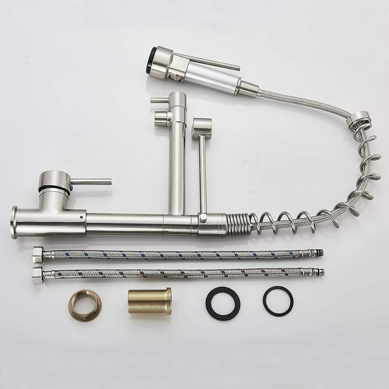 Belfry Kitchen Mascoutah Pull Out Kitchen Faucet
