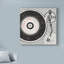 « rétro analog recording player », reproduction d’impression sur toile tendue-33419342